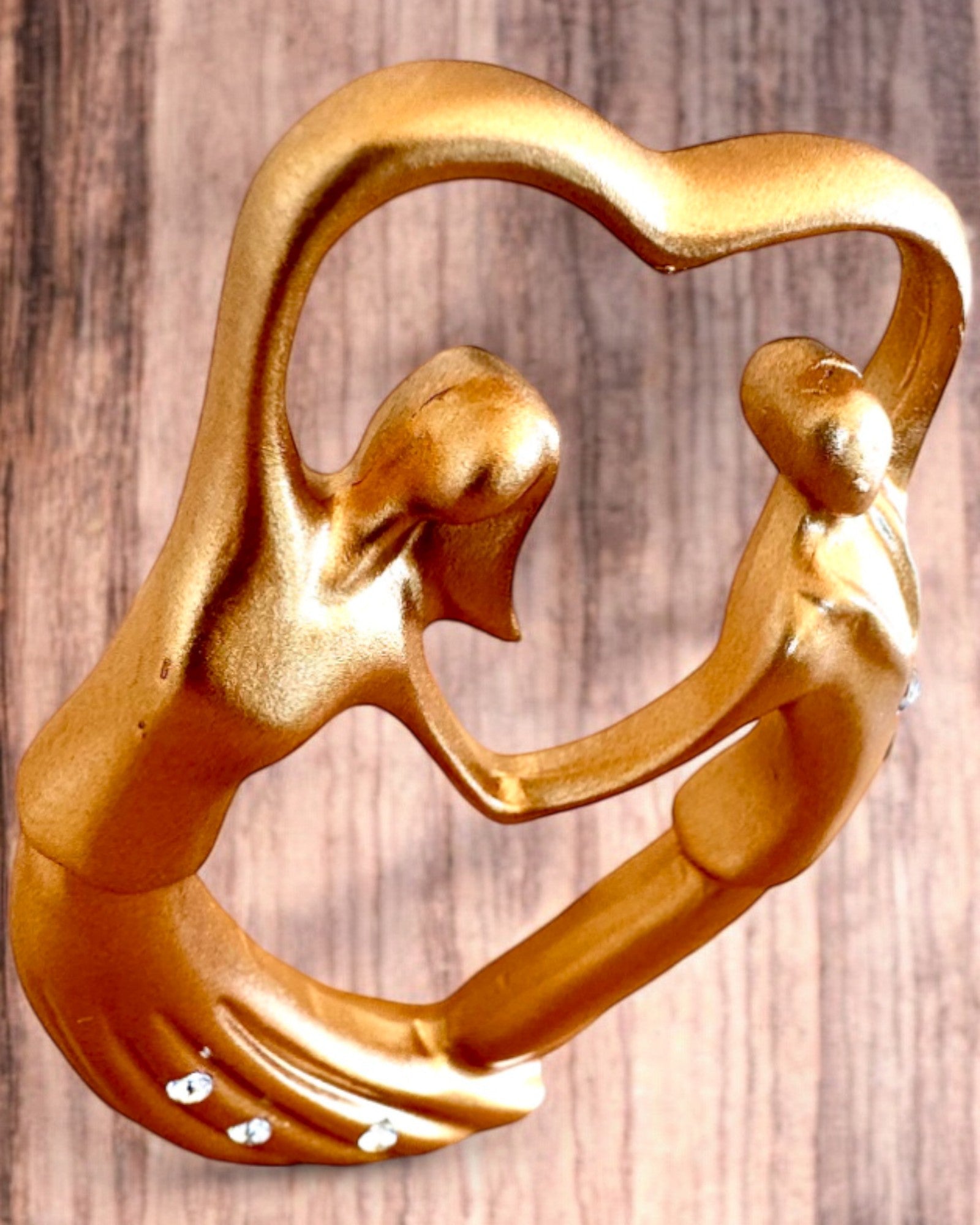 Figurine Symbol der Liebe - „Ewige Nähe“ als Geschenk, Personalisierung mit Gravur