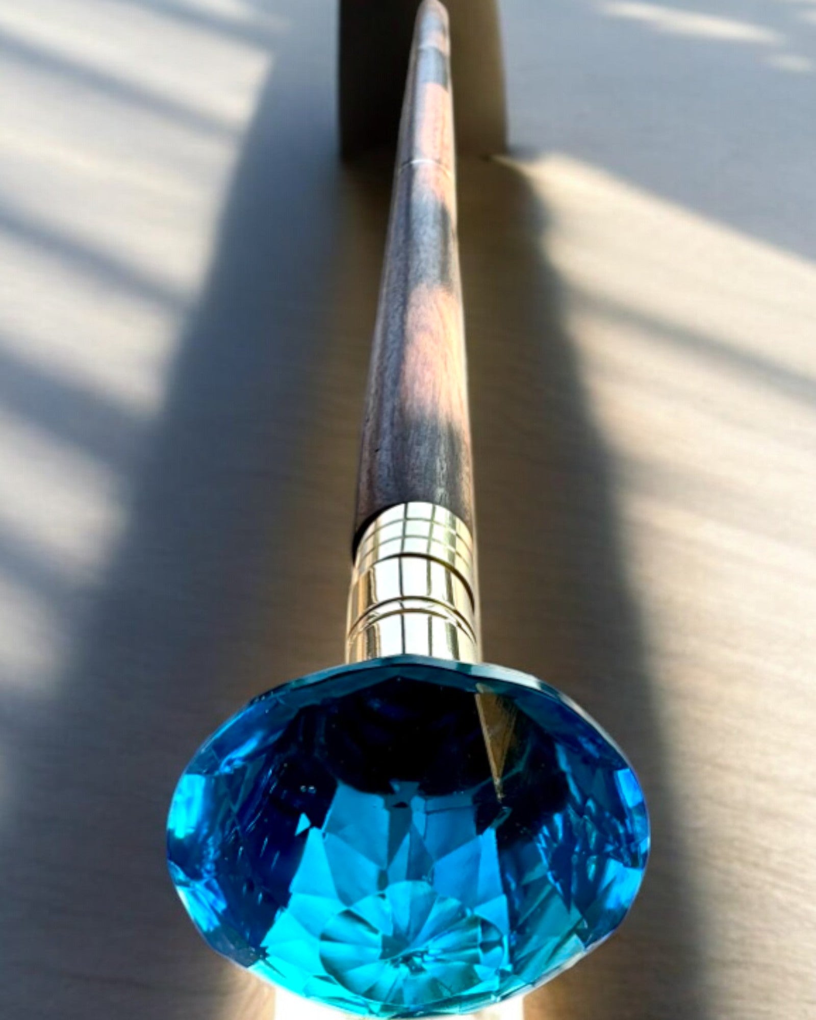 Laufleine "Diamant in Bronze" - Handgefertigt aus Holz, Möglichkeit zur Gravur