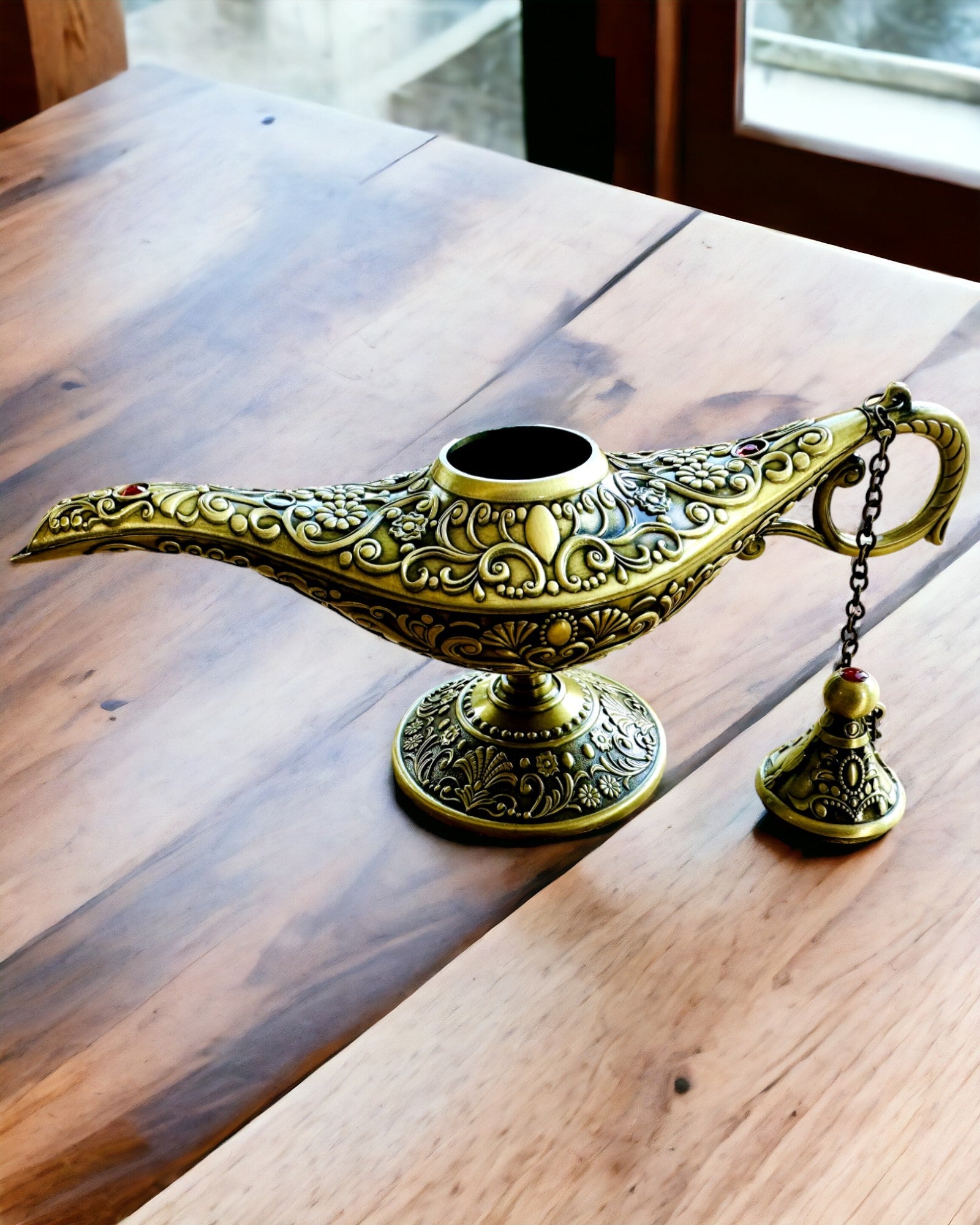 Magische Lampe von Aladdin mit Gravuroption - Variante Geschnittenes Gold