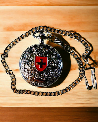 Taschenuhr "Heritage Helvetia" mit Gravurmöglichkeit