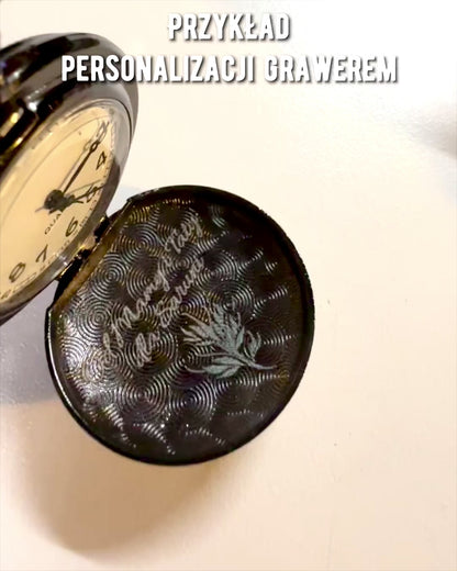 Taschenuhr "Drachen Aura" mit Personalisierungsoption